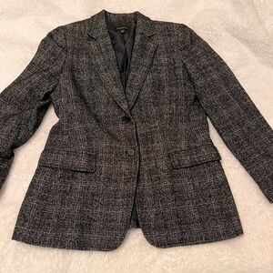 Talbots Women's Charcoal Textured Blazer